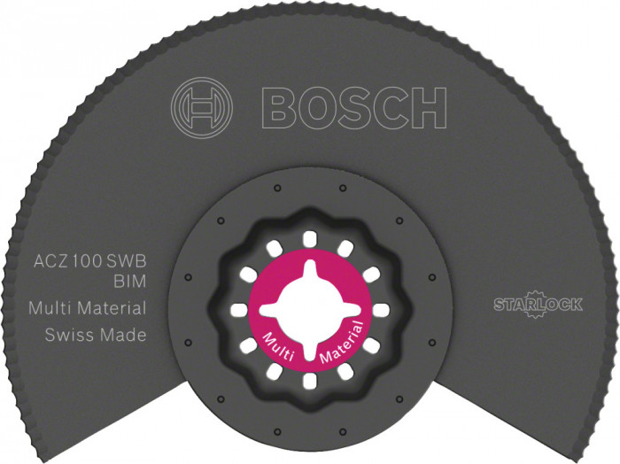 Bosch Cutit segmentat tais ondulat BIM ACZ100SWB StarLock Multimaterial, 100mm ProAdvanced PowerfulTools