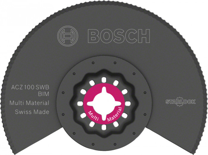 Cutit segmentat tais ondulat BIM ACZ100SWB StarLock Multimaterial, 100mm Bosch