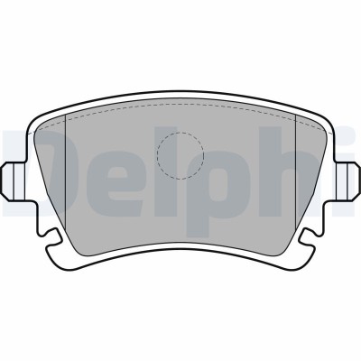 DELPHI LP1920 set placute frana,frana disc foto