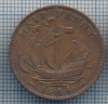 AX 1489 MONEDA- MAREA BRITANIE- 1/2 PENNY -ANUL 1944 -STAREA CARE SE VEDE, Europa