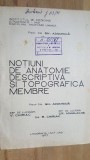Notiuni de anatomie descriptiva si topografica- Gh. Adomnicai