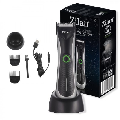 Aparat de tuns Trimmer Zilan ZLN8849 Priapos, Indicator LED cu 2 culori, Otel inoxidabil, Protectie IPx5, Incarcare rapida foto