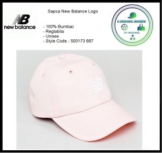 In Stoc! Sapca New Balance Logo - Reglabila - Bumbac - Cod 500173 667 foto
