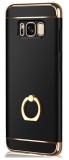 Husa Samsung Galaxy J3 2017 3in1 Ring Neagra, Protectie Completa, Anti-soc, Anti-zgarieturi, Carcasa PC