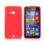 HUSA SILICON S-LINE MICROSOFT LUMIA 535 ROSU