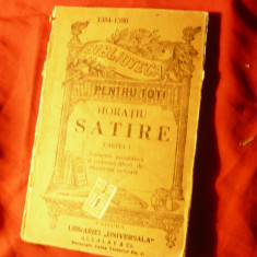 Horatiu - Satire - Carte I BPT 1384-1386 , 220 pag ,trad.juxtaliniara