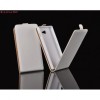 Husa Flip Flexi Albă pentru HTC Desire 620, Bulk - Protecție Premium