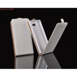 Husa Flip Flexi Albă pentru HTC Desire 620, Bulk - Protecție Premium