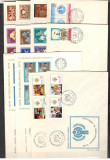 ROMANIA.1979 Lot 23 serii si colite FDC-uri LL.87, Romania de la 1950