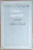Cumpara ieftin GEORGE L. NIMIGEANU: COLINELE SINGURATATII (VERSURI, volum debut 1983)[AUTOGRAF]