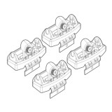 Kit montaj bare plafon C147 pentru Nissan Qashqai 2007-2014
