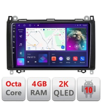 Navigatie Mercedes VW C-068 Android Octa Core Ecran 2K QLED GPS 4G 4+32GB 360 KIT-068+EDT-E409-2K CarStore Technology foto