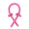 Bigudiu tip panglica, accesorii incluse, usor de utilizat, 90 cm, roz