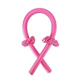 Cumpara ieftin Bigudiu tip panglica, accesorii incluse, usor de utilizat, 90 cm, roz