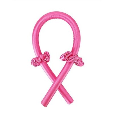 Bigudiu tip panglica, accesorii incluse, usor de utilizat, 90 cm, roz foto