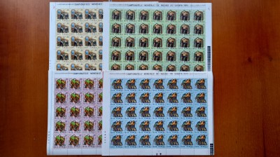 1970-C.M.hochei-Lp 718 coli de 35 buc.-4 coli-compl. set-MNH foto
