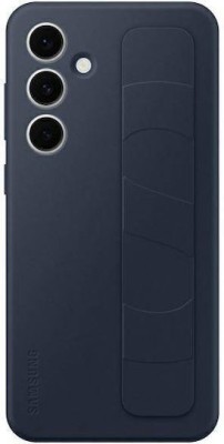 Husă cu prindere verticală Samsung Standing Grip Case pentru Galaxy S24 FE, Albastru &amp;Icirc;nchis, Blister EF-GS721CNEGWW foto