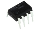 Optocuplor THT DIP8 cu 1 ieșire, tranzistori, izolație 5kV, tensiune colector-emitor 20V
