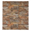 Tapet Autocolant Decorativ de Perete, Model Piatra, Dimensiuni 70x77cm, Multicolor, Oem