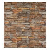 Tapet Autocolant Decorativ de Perete, Model Piatra, Dimensiuni 70x77cm, Multicolor