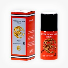Spray SUPER DOOZ 34000, pentru &icirc;nt&acirc;rzierea ejaculării, cu vitamina E, fără parfum, fără gust, 45 ml