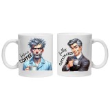 Cana alba personalizata &quot;inainte si dupa cafea - model 2&quot;, INOVATIX&reg;️. 330ml, Oem