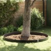 Baraj rădăcini cu șine de conectare, negru 0,7x10 m 1,5 mm HDPE