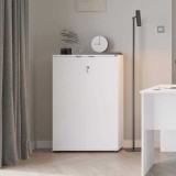 Cumpara ieftin Biblioteca Adore Rio, 2 usi cu cheie, 3 rafturi, 72 x 109 x 34 cm