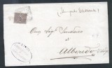 Italy 1905 Postal History Rare Cover Alberedo D.506