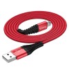Cablu HOCO USB A la Lightning 2,4 X38 1 m rosu