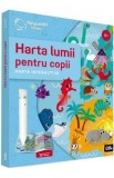 Carte interactiva: Raspundel Istetel. Harta lumii pentru copii