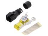 Mufă RJ45 Cat 6a argintat 8p8c 26AWG-24AWG