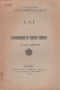 Legea incurajarii Industriei Nationale si Regulamentul de aplicare (lb.franceza), 1912