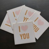 Cumpara ieftin Felicitare patrata I , you, SaraTremo