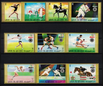 UMM AL QIWAIN 1972 - Jocurile olimpice de vara, Munchen /serie completa MNH foto