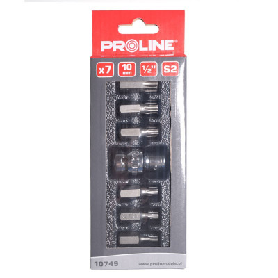 Set varfuri torx CR VA Proline, otel S2, 7 piese/set foto