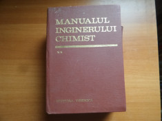 Manualul inginerului chimist II foto