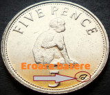 Cumpara ieftin Moneda exotica 5 PENCE - GIBRALTAR, anul 2005 * cod 4847 = EROARE, Europa