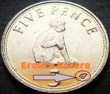 Cumpara ieftin Moneda exotica 5 PENCE - GIBRALTAR, anul 2005 * cod 4847 = EROARE, Europa