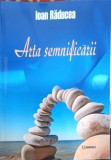 Arta Semnificarii - Observatii si Teze, Ioan Raducea, Editura Junimea, 2012, Filosofie, Carte in Romana