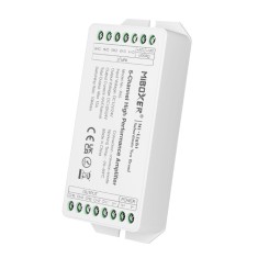 Amplificator LED MiBoxer PA5, 5 canale, DC12-24V, 6A canal (max 15A), 10Mbps, IP20