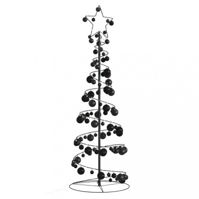 Pom de Crăciun cu LED-uri 100 LED-uri alb cald 150 cm foto