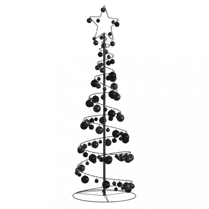 Pom de Crăciun cu LED-uri 100 LED-uri alb cald 150 cm