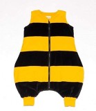 Sac de dormit Albinuta Penguin Bag, 66-96cm (1-3 ani), Marime S, TOG 1, Bumbac 100%, Fermoar, Model cu picioare