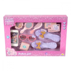 Set fashion cu pantofi si accesorii, Pretty Pinky, Princess Dream