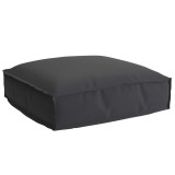 vidaXL Pernă Negru 50 x 50 x 12 cm Material Oxford 42001472