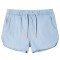 Pantaloni scurți pentru copii, albastru denim pal, 104 10885