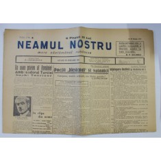 NEAMUL NOSTRU , MARE SAPTAMANAL ROMANESC , ANUL I , NO.4 , 25 MARTIE , 1943