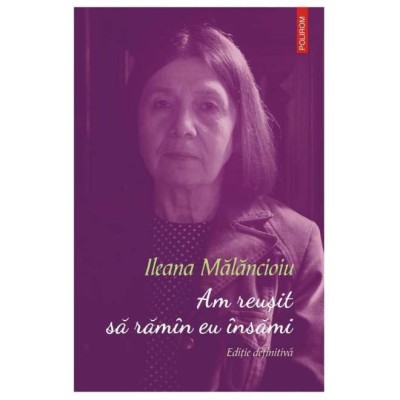 Am reusit sa raman eu insami. foto