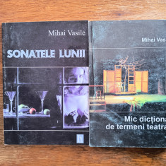 Lot 2 carti de Mihai Vasile , contin dedicatie si autograf / R2P5S